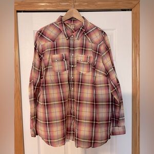 Mossimo Supply Co Snap Front Shirt Size 2